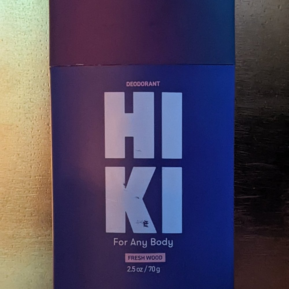 HIKI Deodorant (Aluminum-Free) in Fresh Wood